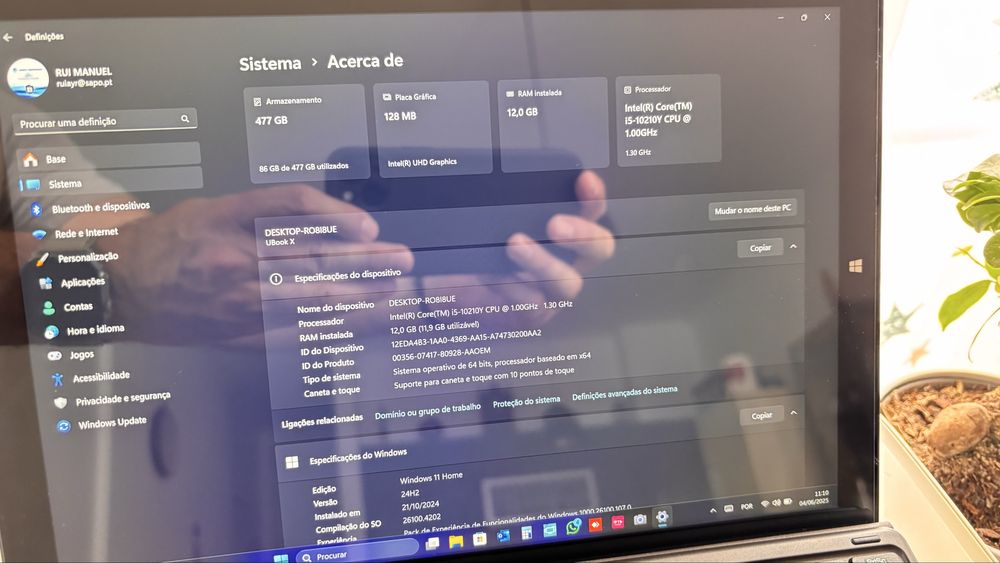 Tablet Windows 11 home